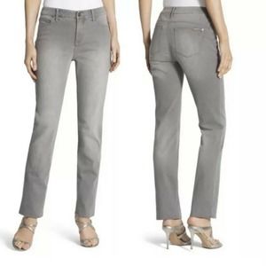 Chicos The So Lifting Slim Leg Gray Jeans Straight